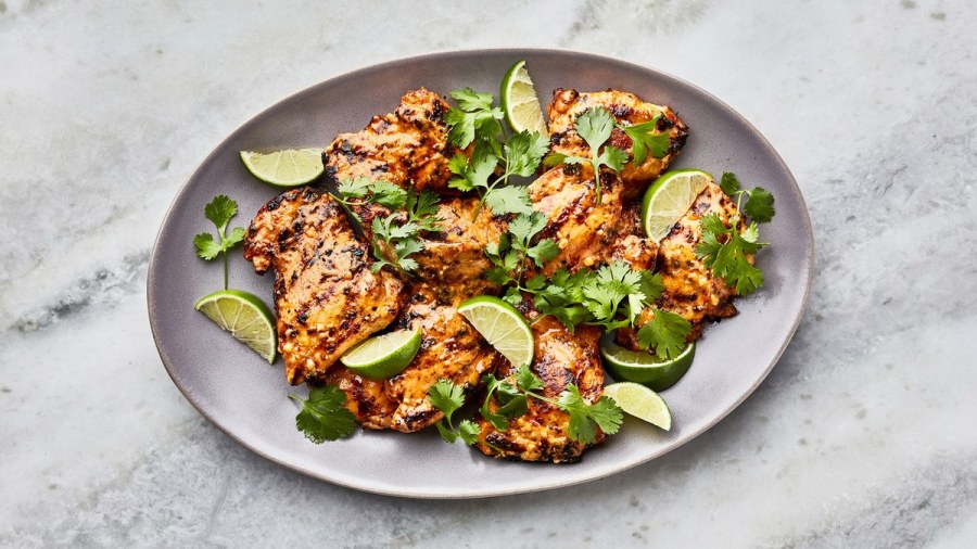 Spicy Coconut Grilled Chicken&nbsp;Thighs